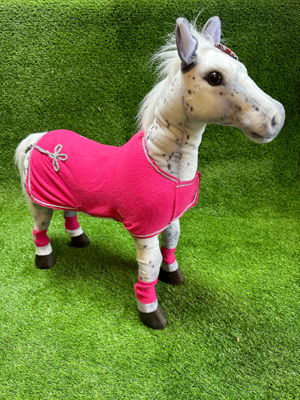 Toy Ride on Pony Rug Pink