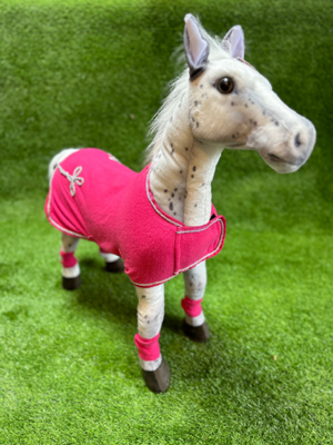 Toy Ride on Pony Rug Pink