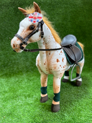 Toy Ride on Pony Bandages Green