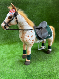 Toy Ride on Pony Saddle Pad Green