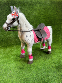 Toy Ride on Pony Saddle Pad Pink